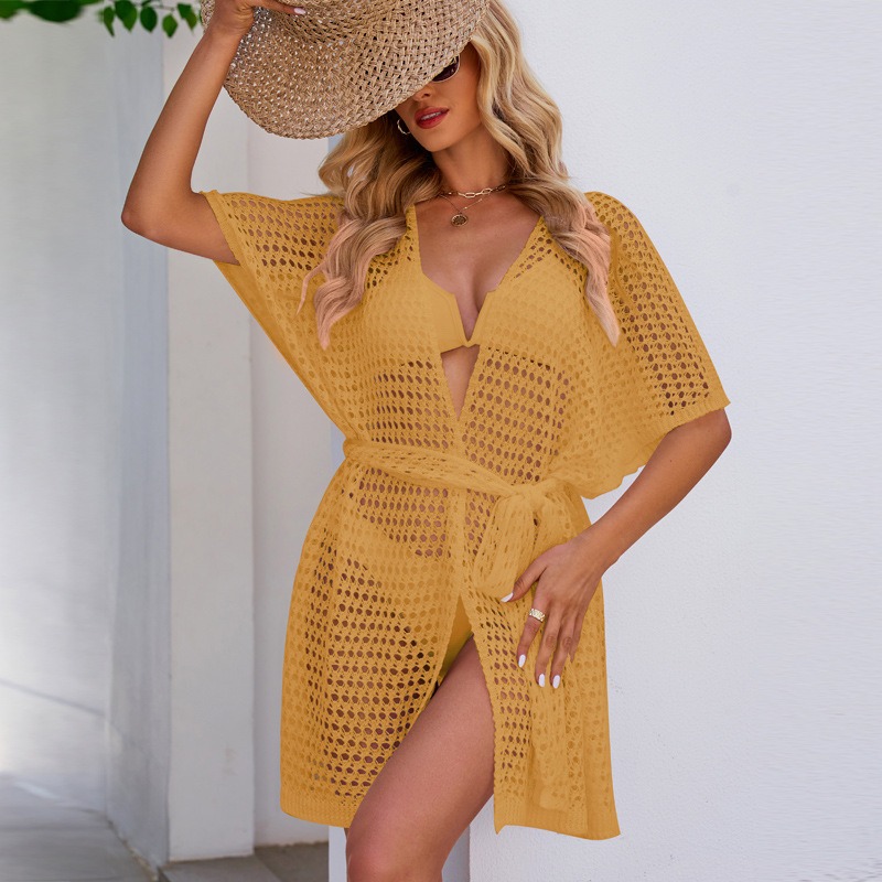 2024 Spring and Summer New Women's Hollow Internet Celebrity Outfit Royal Sister Holiday Sweater