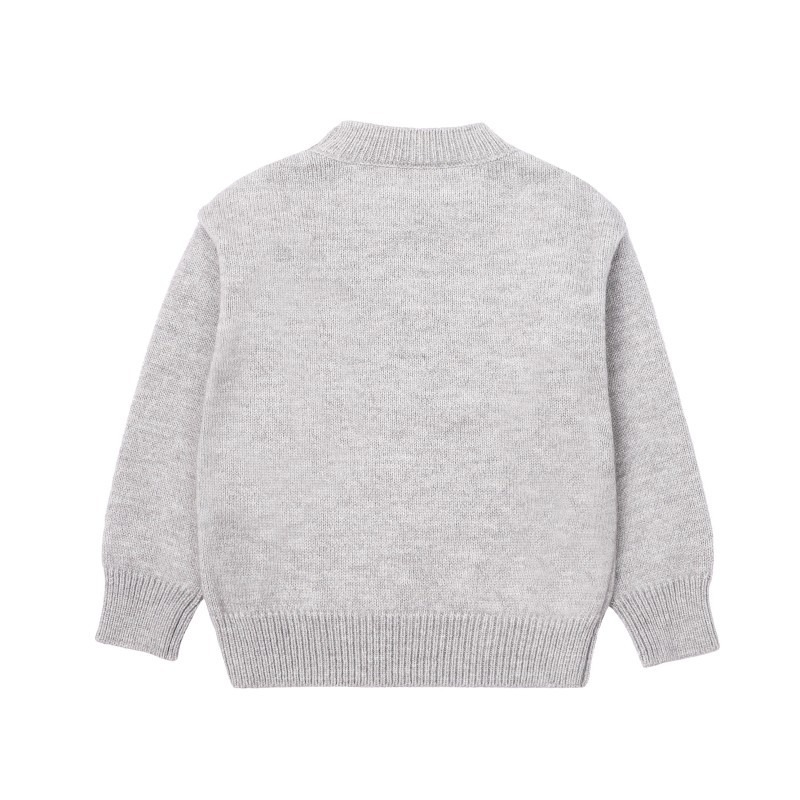 2024 Autumn and Winter Girls New Style Cartoon Daily All-match Fashion Knitted Pullover