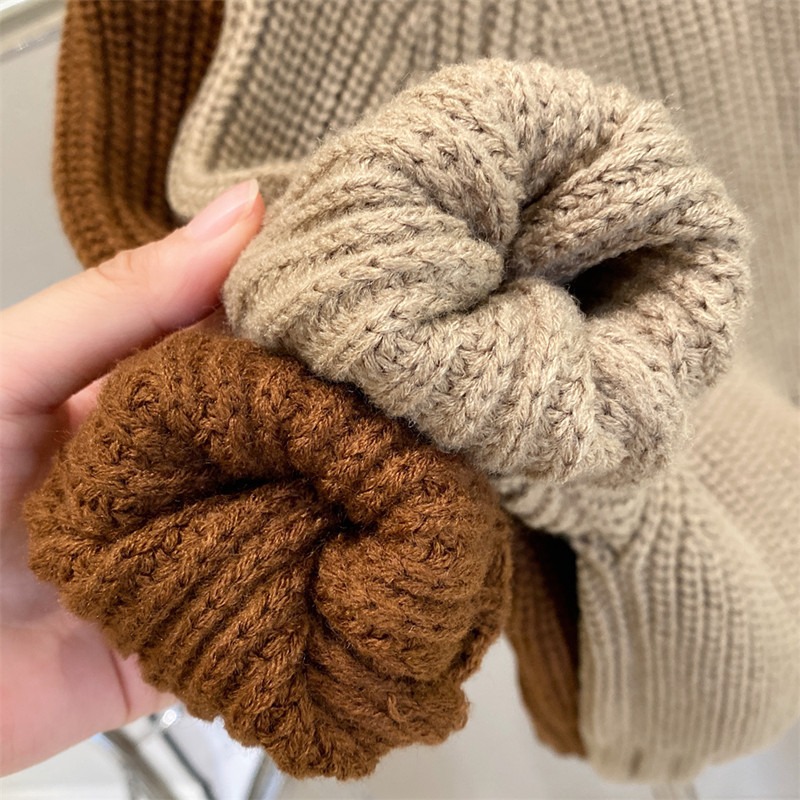 2024 new autumn and winter children's thickened thick needle bottoming round neck simple style boys and girls sweater