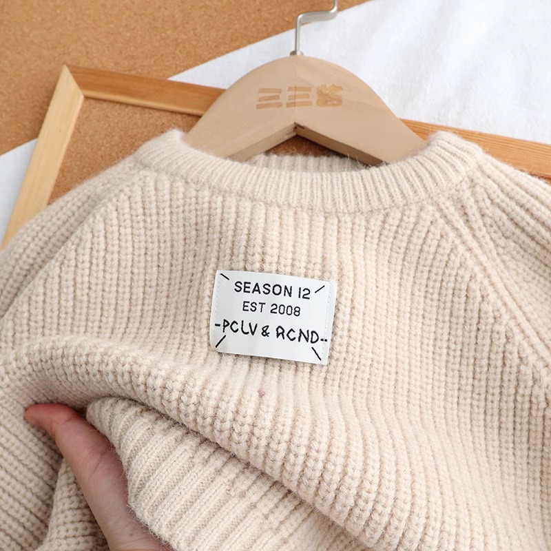 2024 new Korean version autumn and winter children's loose and stylish casual pullover sweater