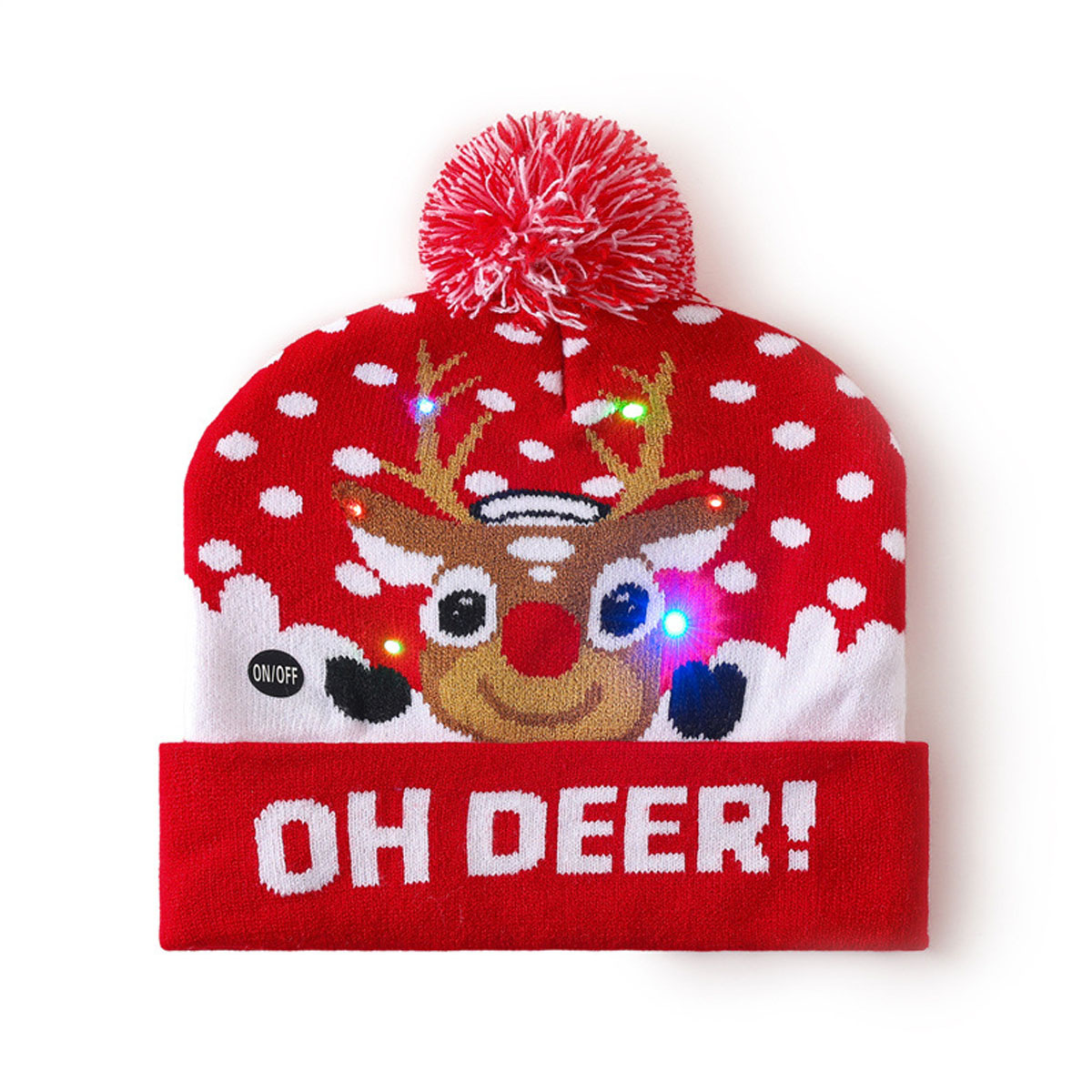 Christmas Led Beanie Hats
