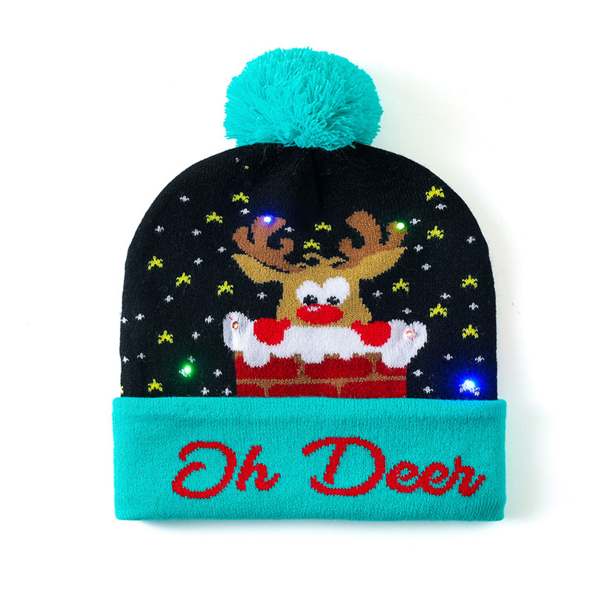 Flashing Light Christmas  Hats