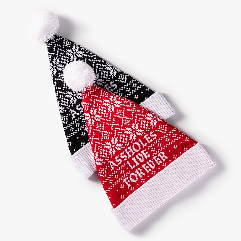 Knitted Santa Hat