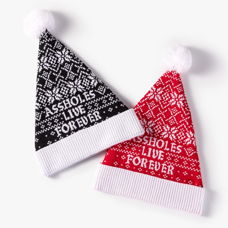 Knitted Santa Hat