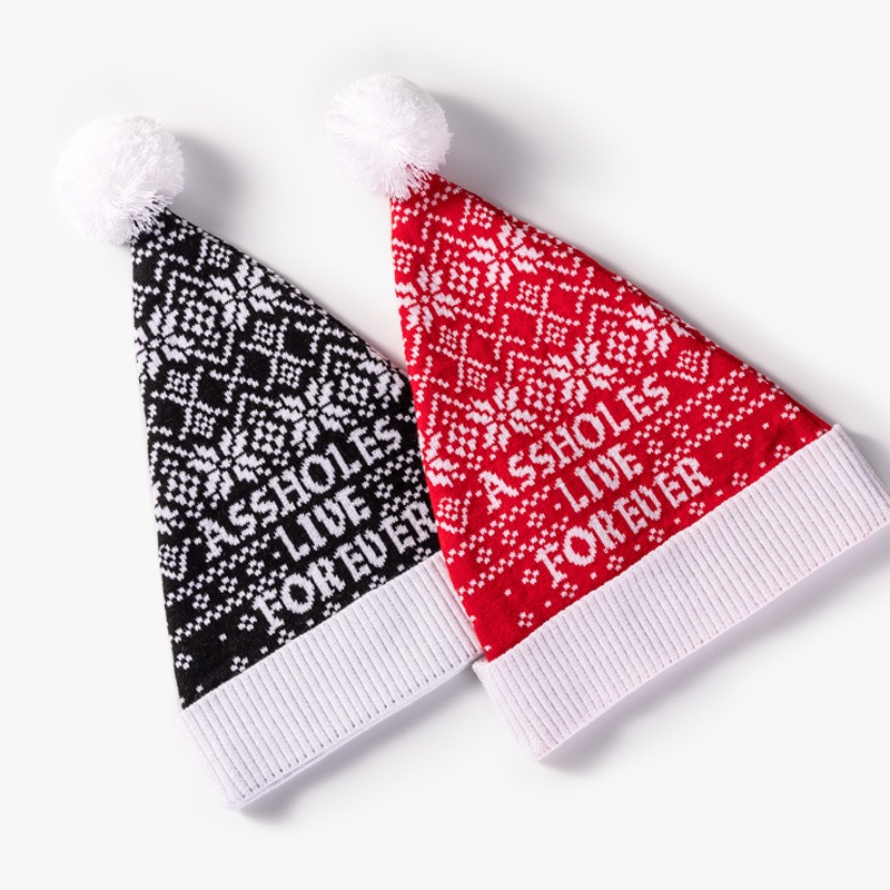 Knitted Santa Hat
