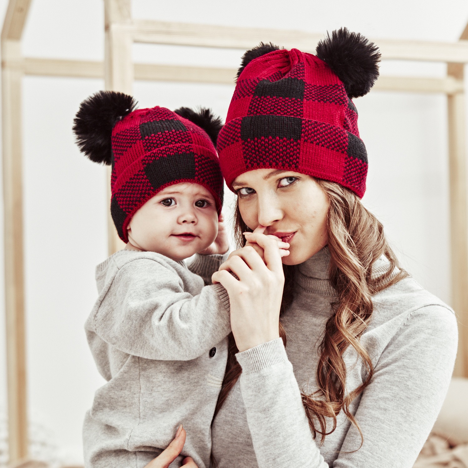 Parent Kids Christmas Hat