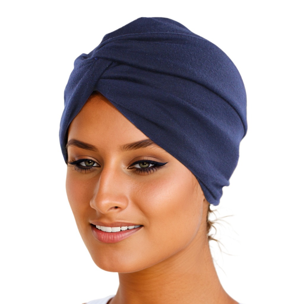 Imitation cotton cross twist hat Arab European and American popular headdress Baotou bottoming hat
