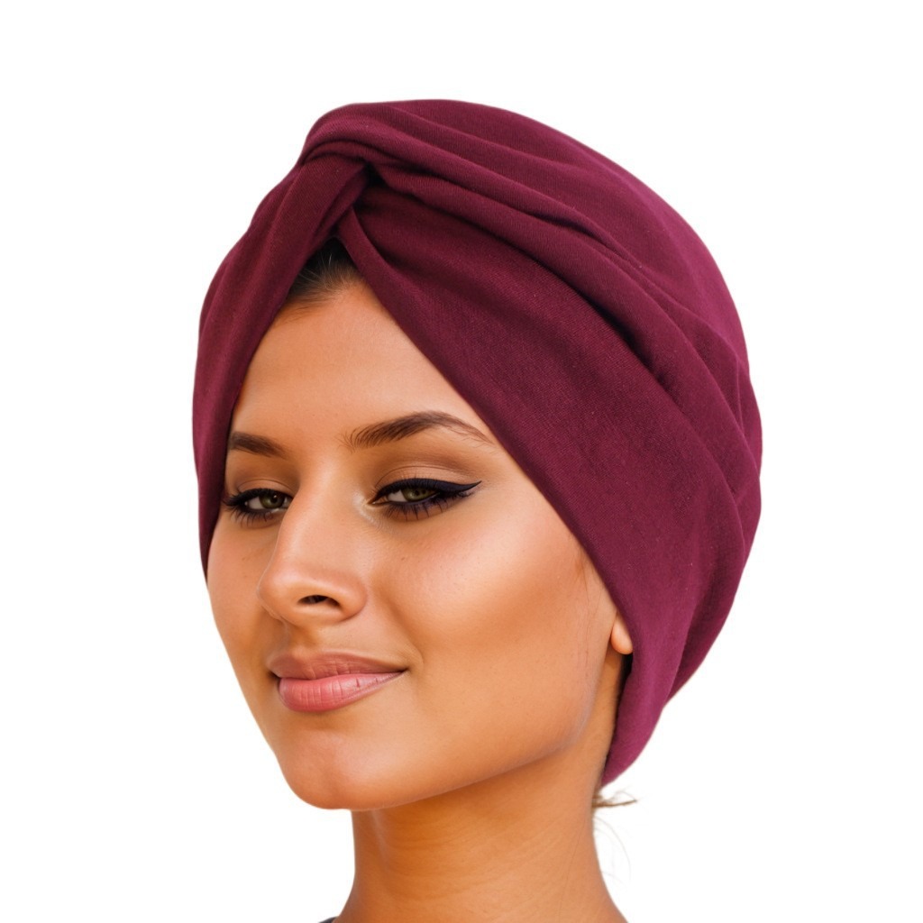 Imitation cotton cross twist hat Arab European and American popular headdress Baotou bottoming hat