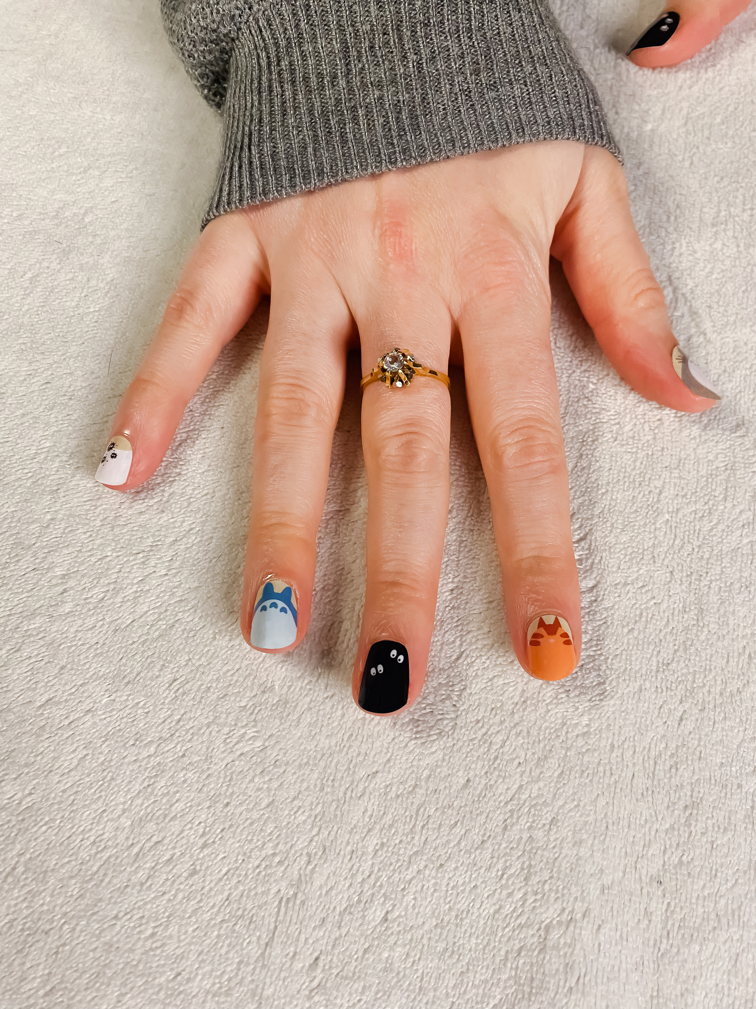 Pack Esprits & Créatures –  Lot 3 Stickers d’Ongles