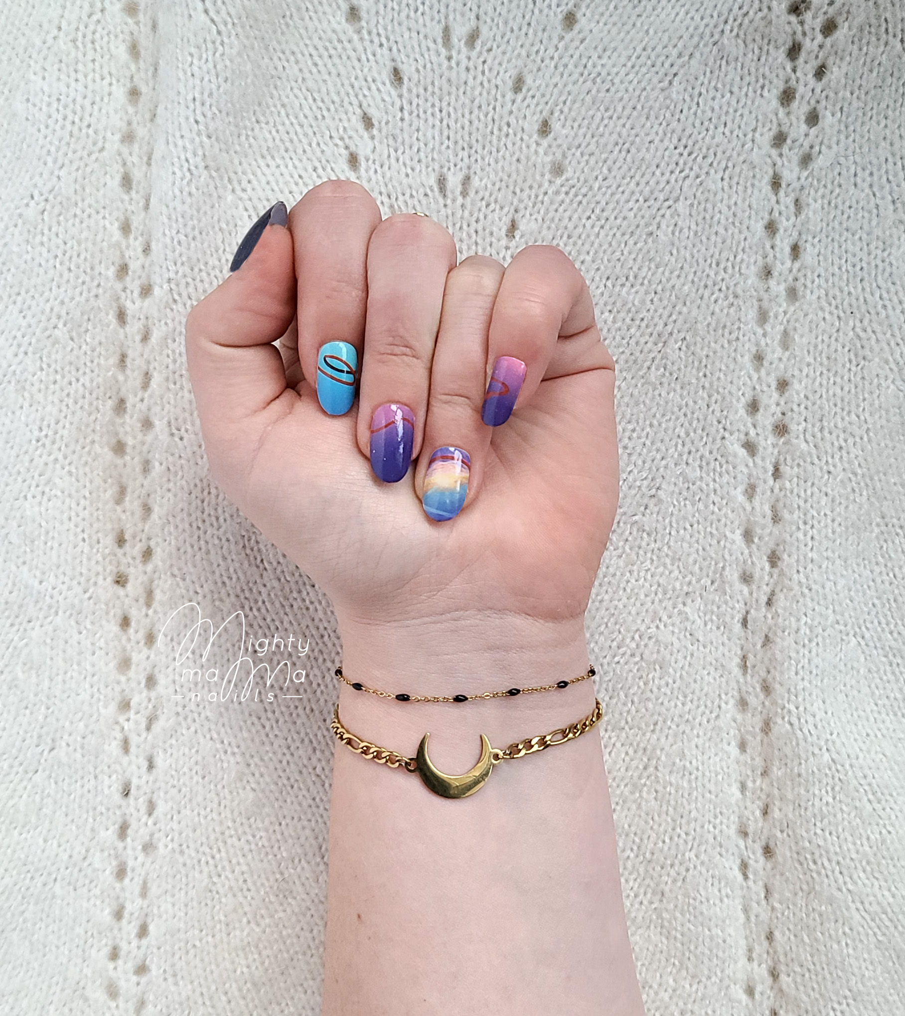 Pack Collector Pop Culture  – Lot 5 Stickers d’Ongles 