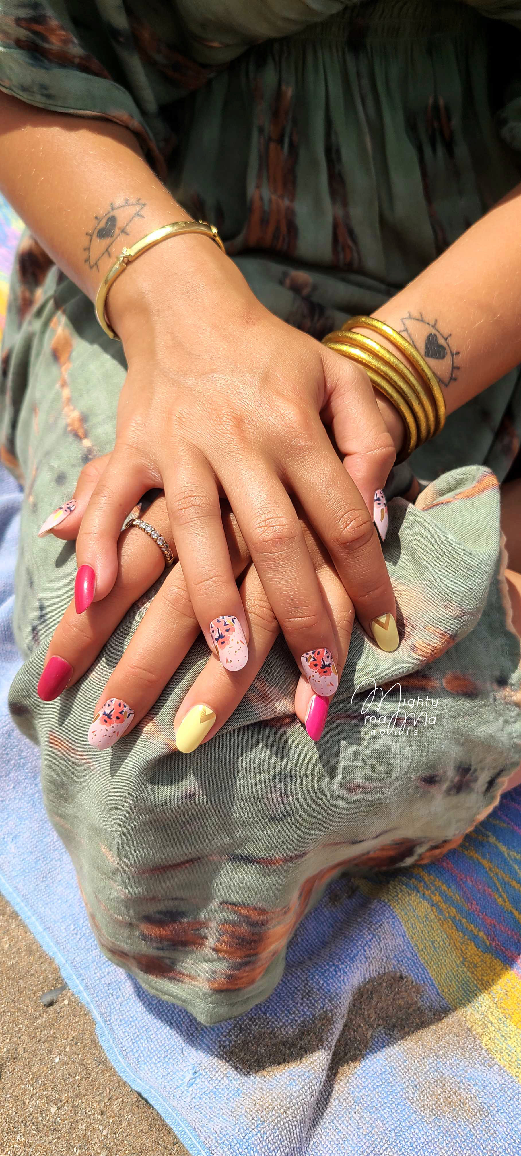 Pack Fleuri –  Lot 3 Stickers d’Ongles 