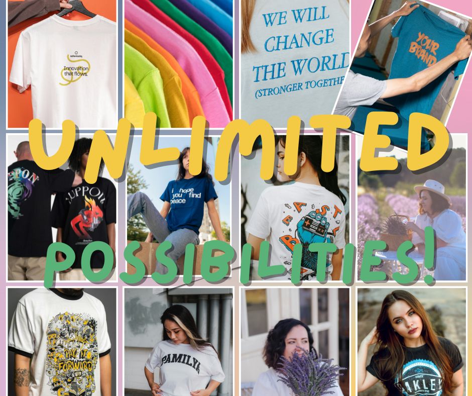 100pcs Custom 160GSM Pima Cotton T-Shirts | DTF Digital Printing (1 Unit = 100pcs) 