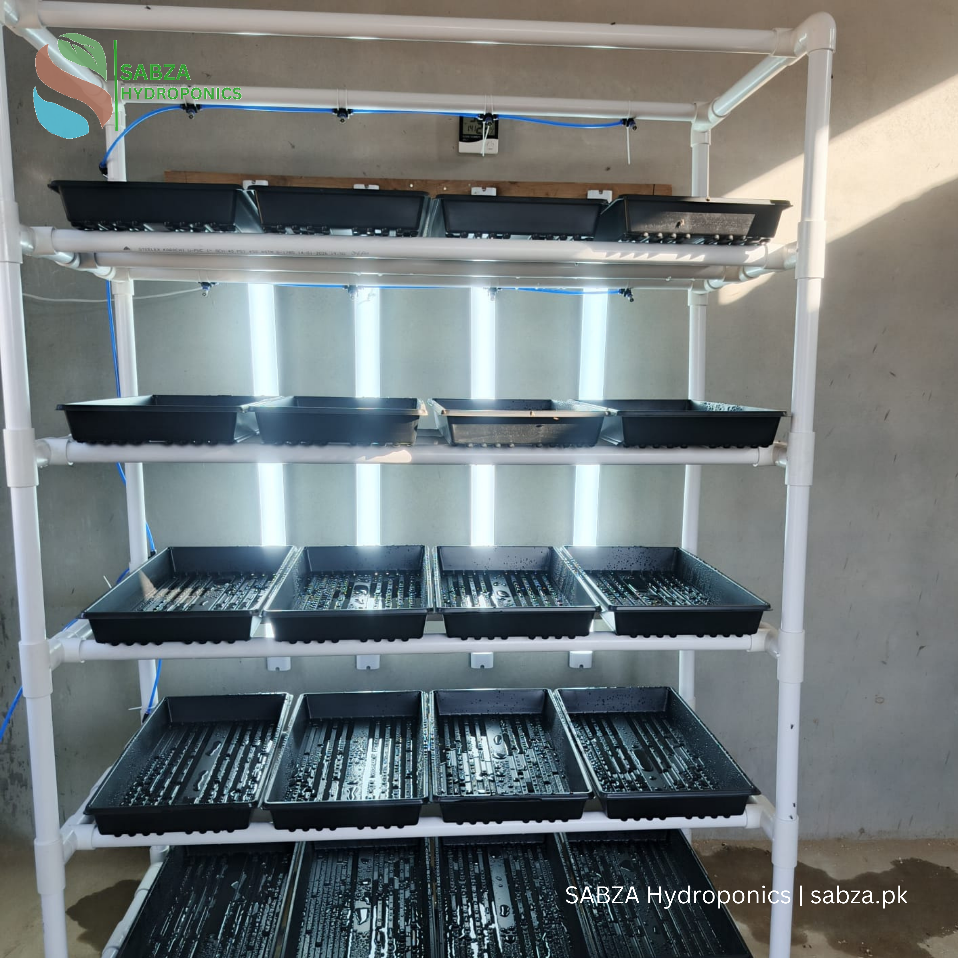 Hydroponics Fodder Kit (100 Kg) with PVC Frame | Hydroponics Fodder system in Pakistan