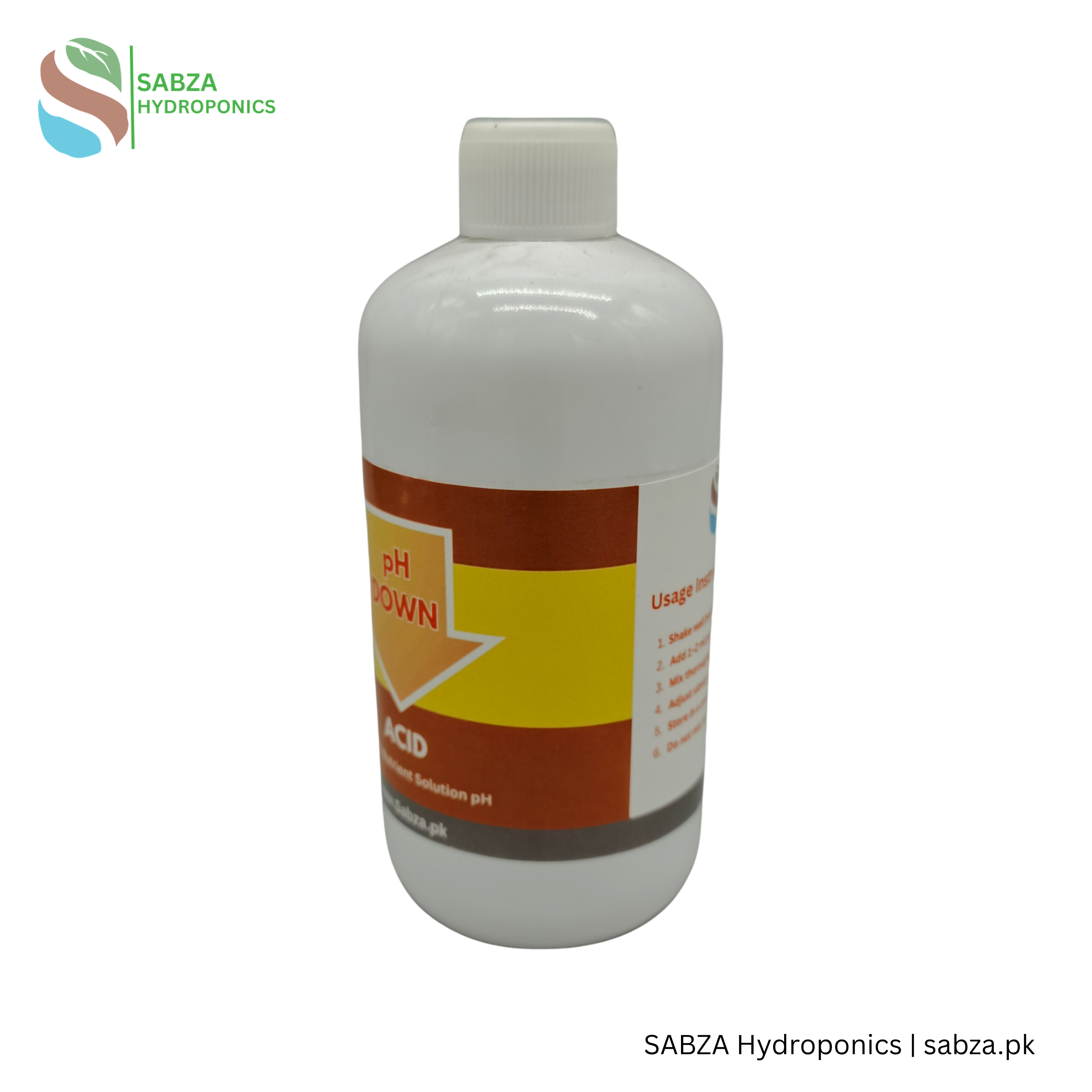 SABZA Hydroponic pH Down Solution (350ml)