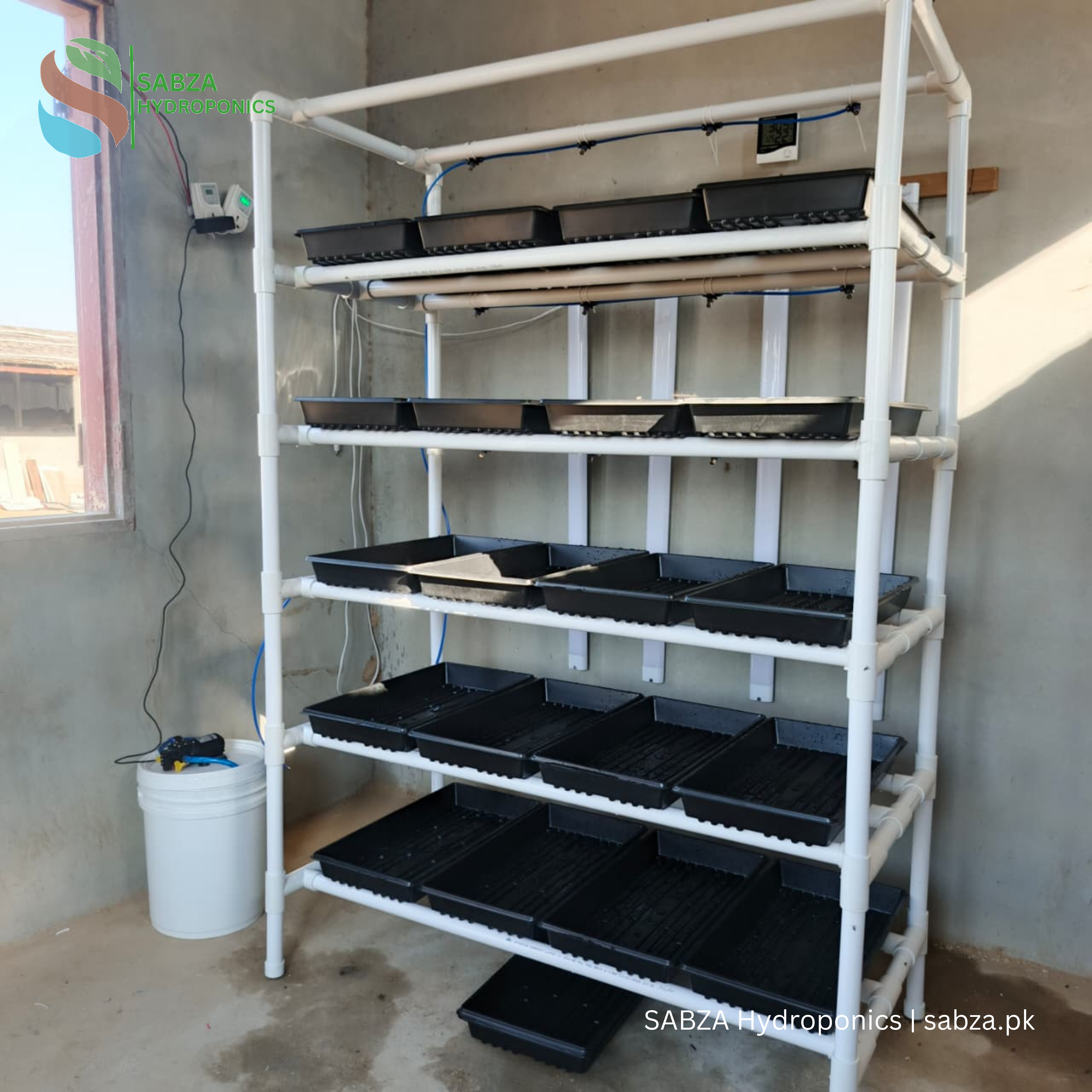 Hydroponics Fodder Kit (100 Kg) with PVC Frame | Hydroponics Fodder system in Pakistan