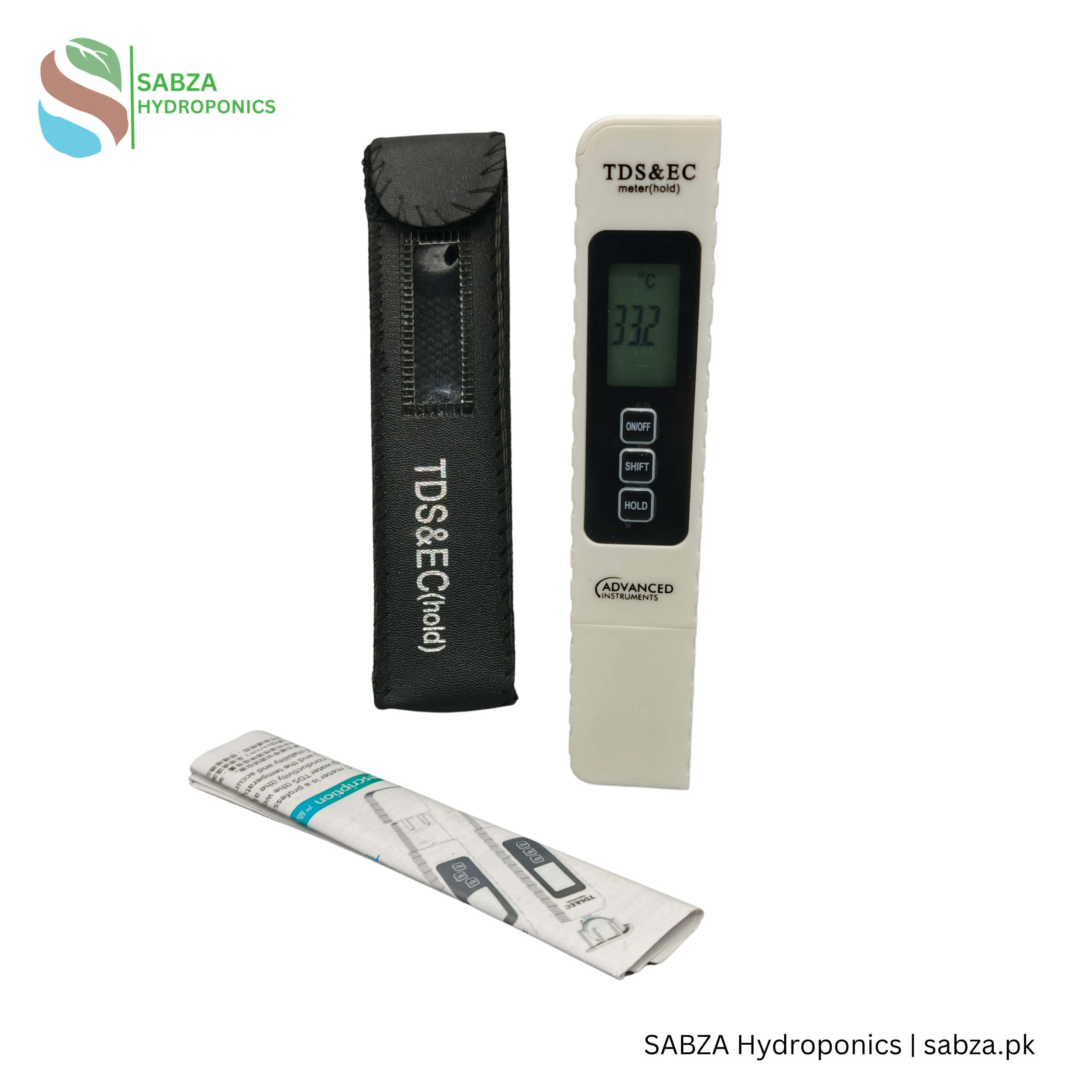 TDS & EC Meter for Hydroponics