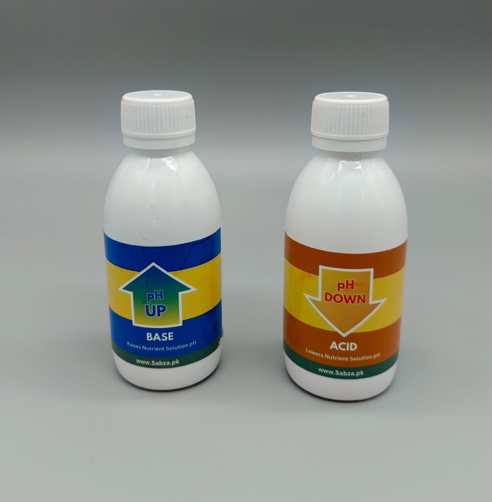 Best Hydroponic pH Up and Down Solution in Pakistan - Sabza pH Buffer Set 100ml