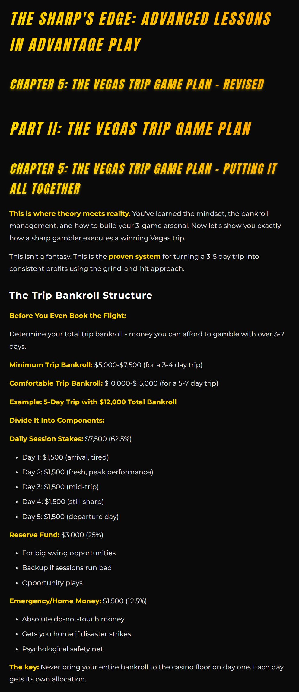 Lessons From An Advantage Player - Complete Book Release Date 1/5/26