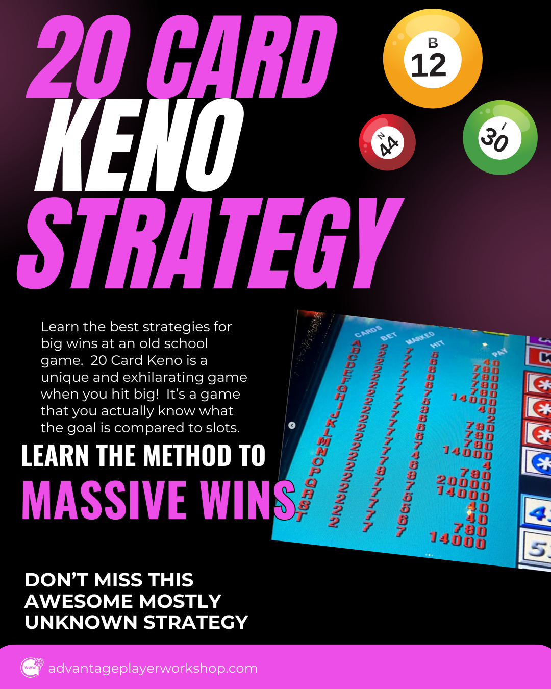 Essential Betting Strategies - Multi Card KENO