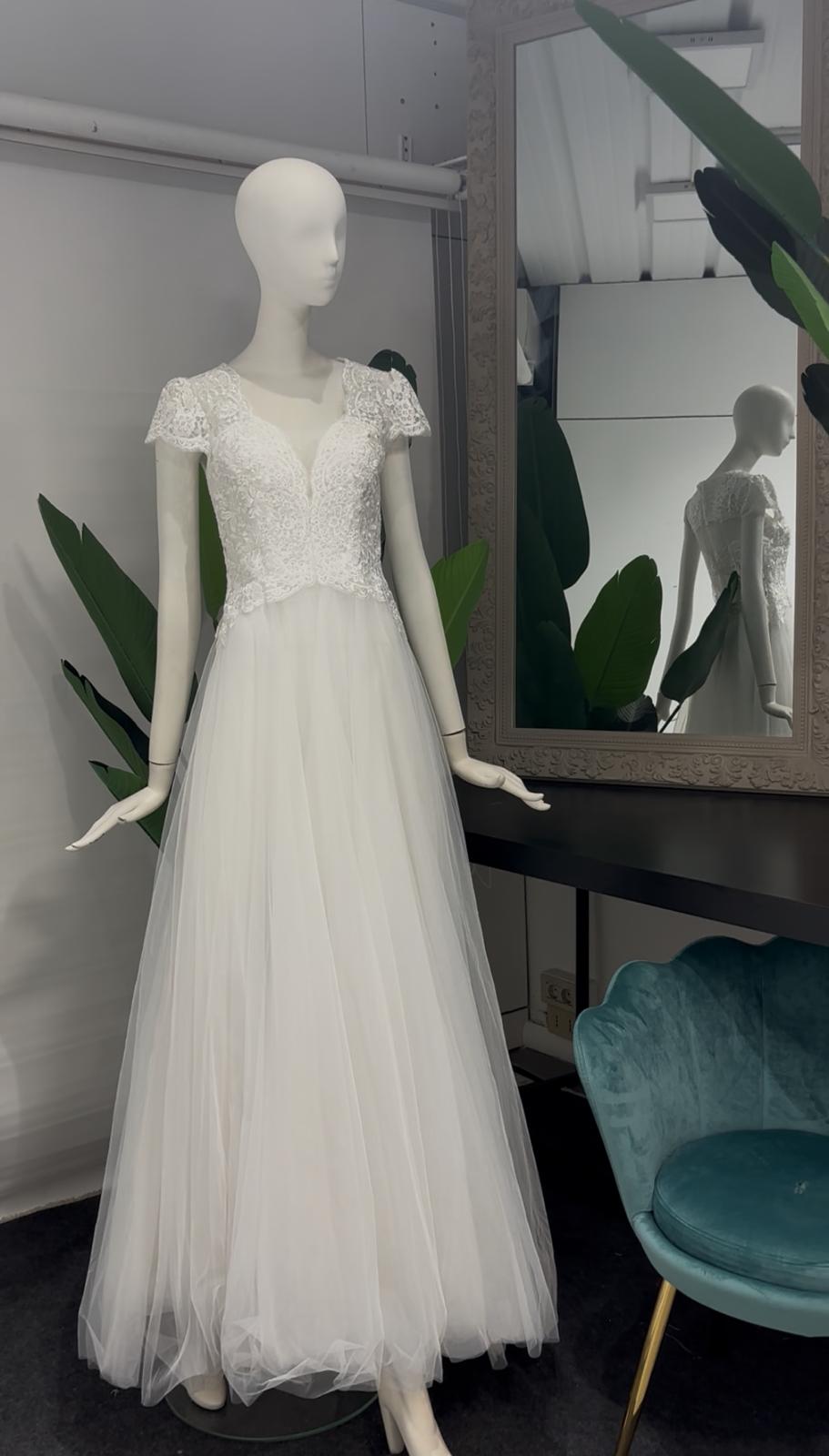 Elegant White Bridal Gown