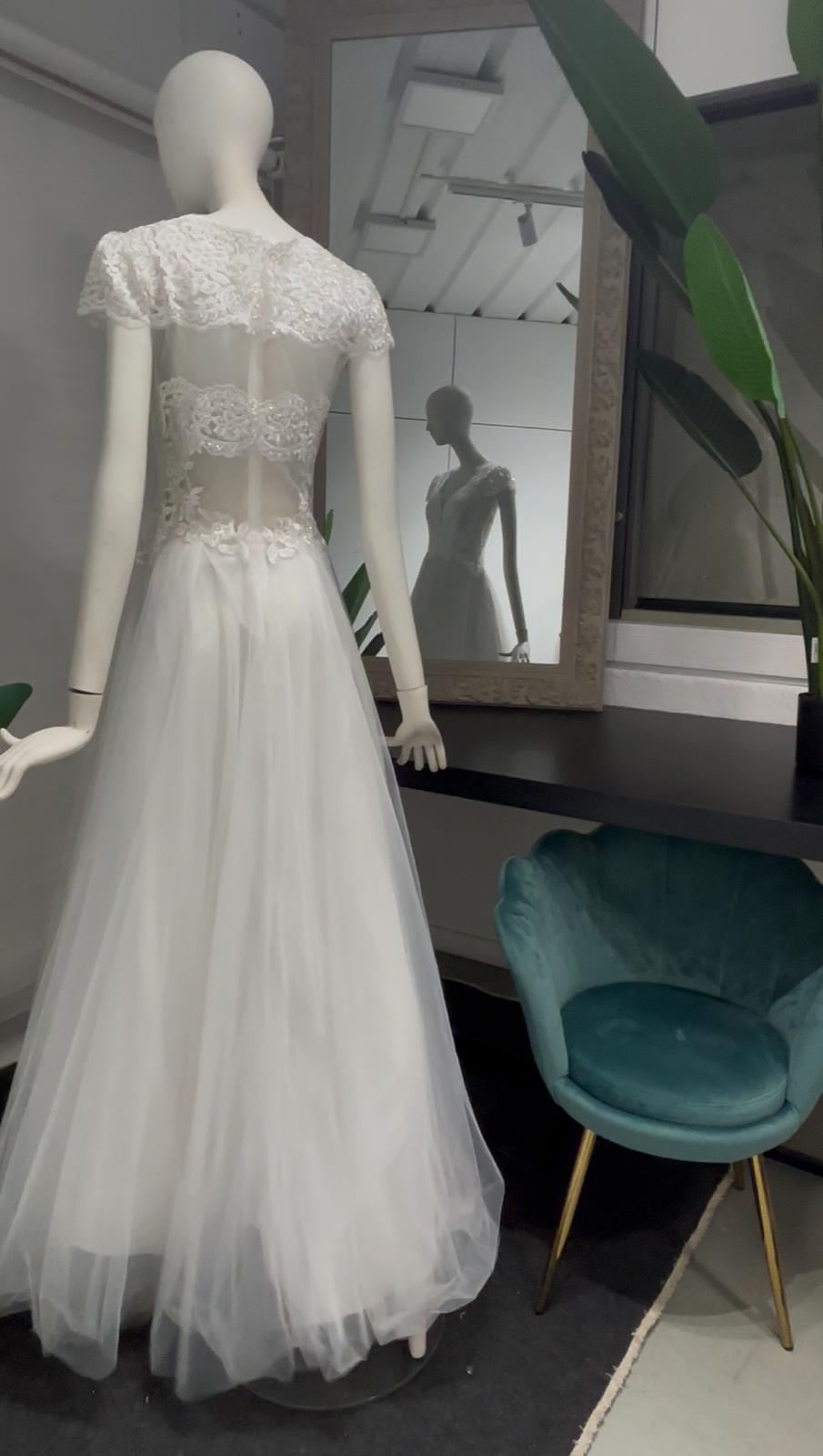 Elegant White Bridal Gown