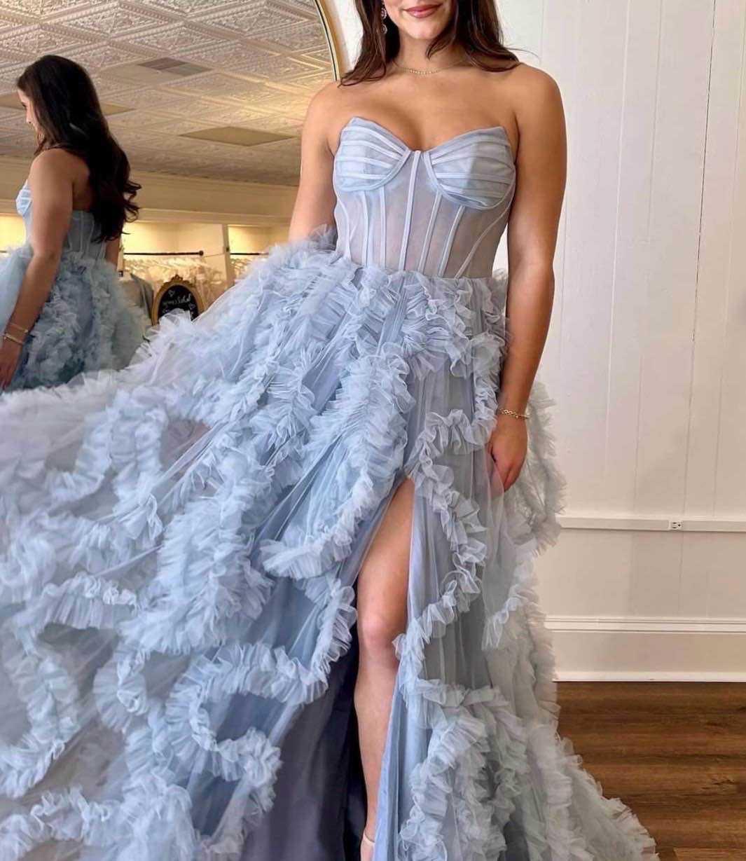 Tulle Evening Gown