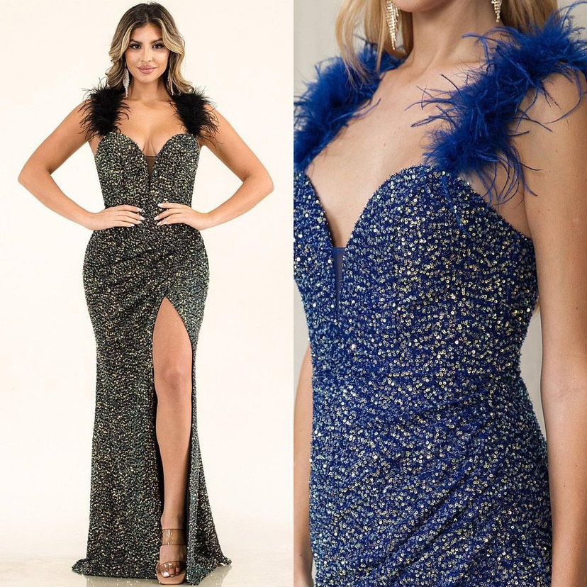 Sequin Evening Gown