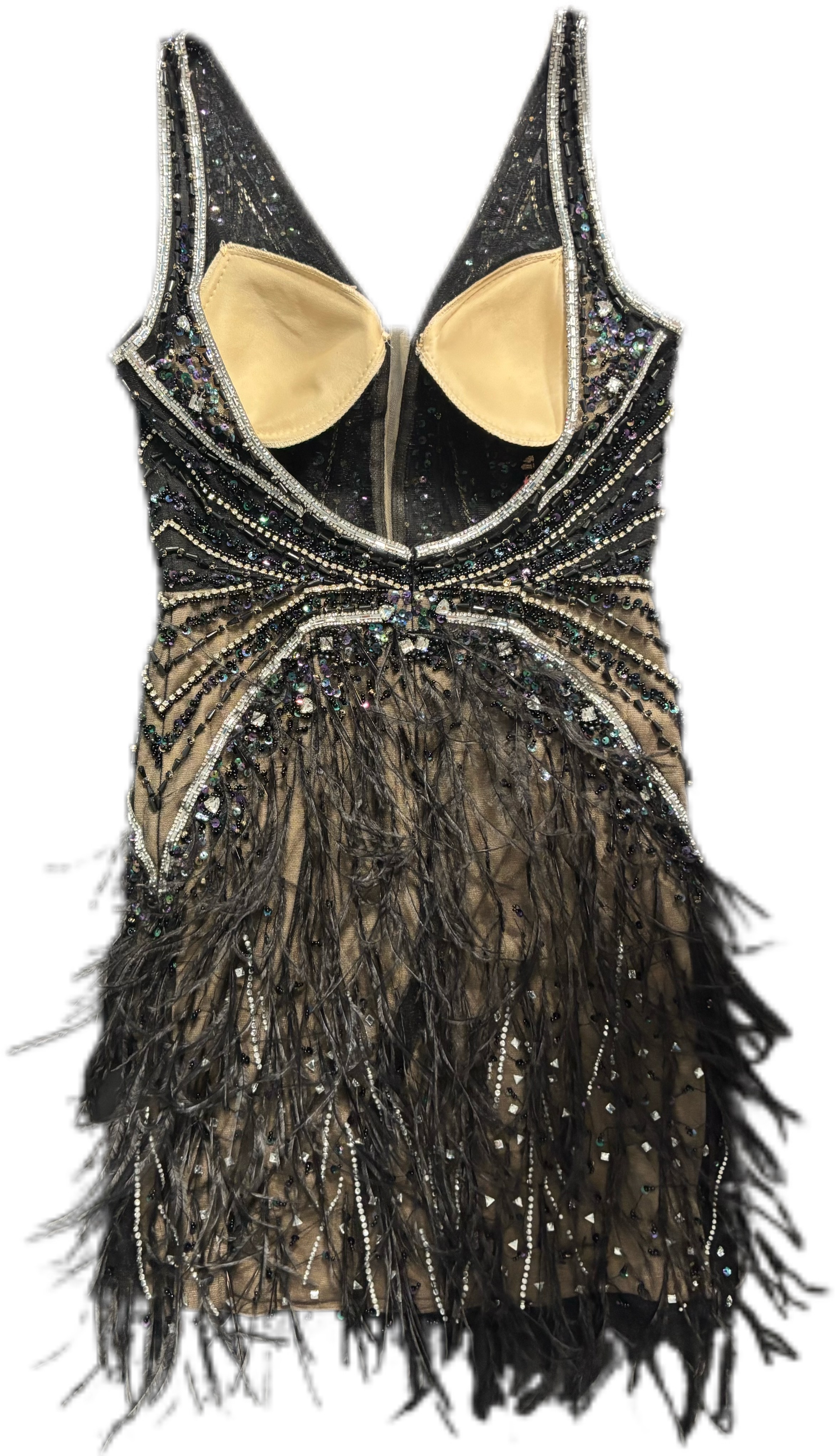 Sequin Fringe Cocktail Dress