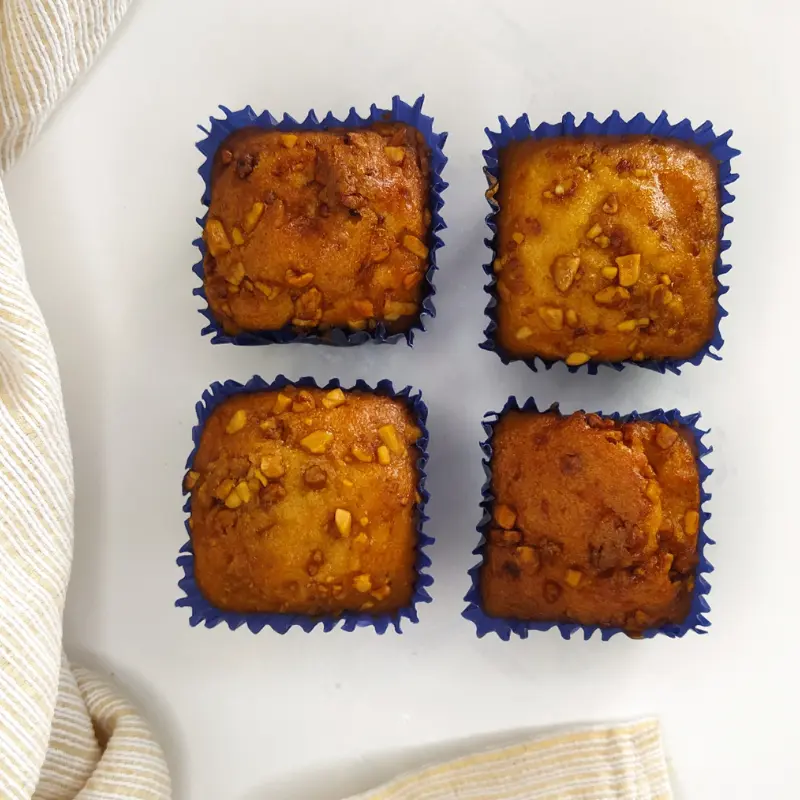 Magdalenas Crocante de Maní