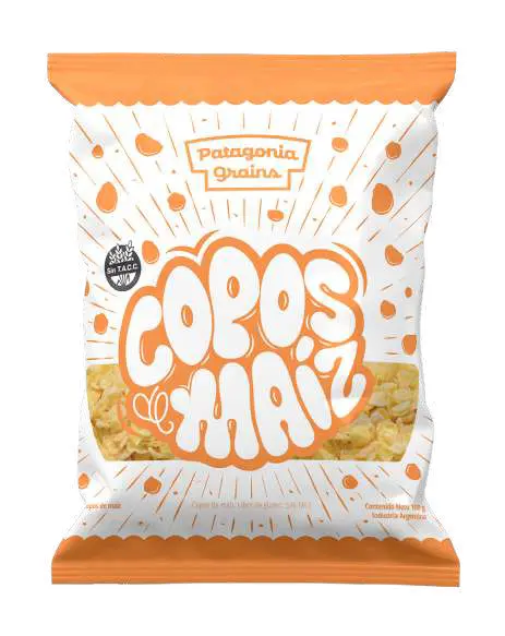 Copos de Maiz sin azúcar Patagonia Grains 