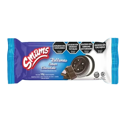 Galletas rellenas - Chocolate Smams 