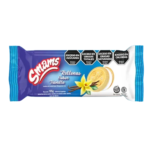 Galletas rellenas - Vainilla Smams 