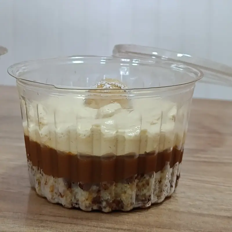 Postre en Pote Tentación dulce de leche