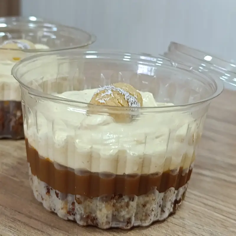 Postre en Pote Tentación dulce de leche 