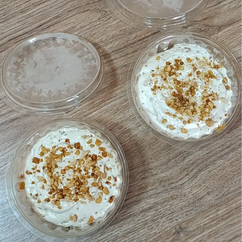 Postre en Pote Delicia de maní 