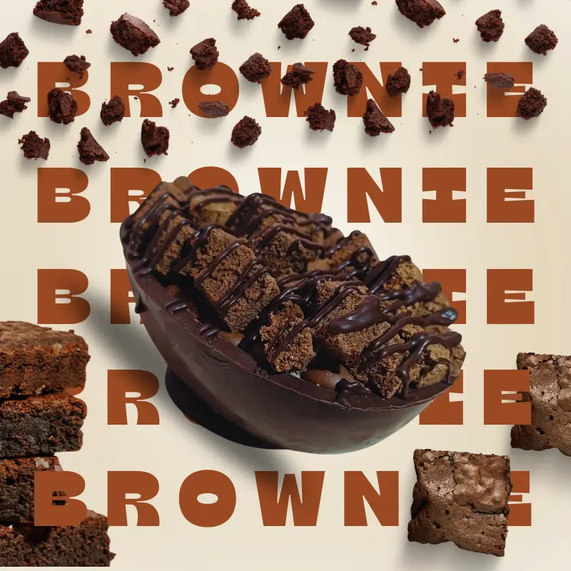 Huevo Relleno Brownie