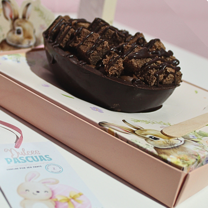 Huevo Relleno Brownie