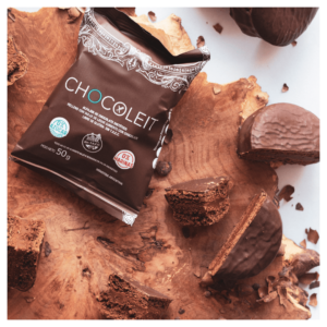 Alfajor de chocolate negro - Chocoleit