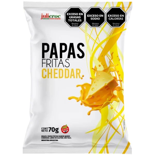 Papas fritas sabor Cheddar - Julicroc