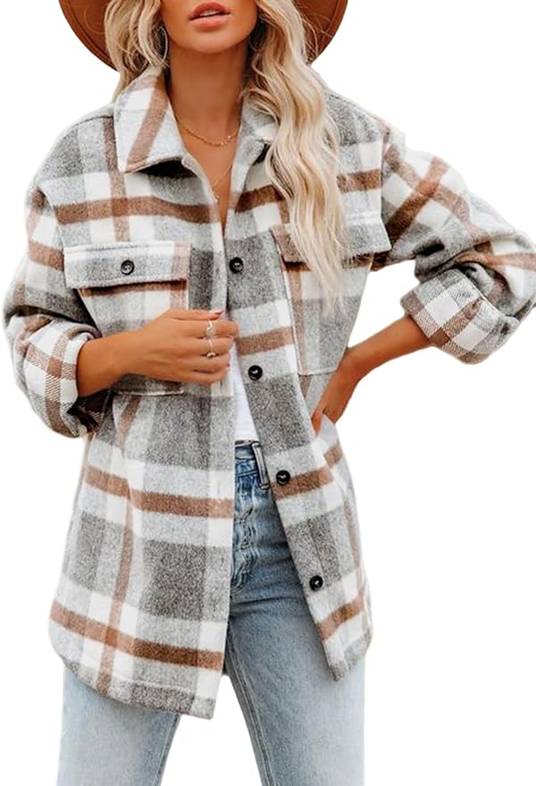 Checkered Flannel Jacket