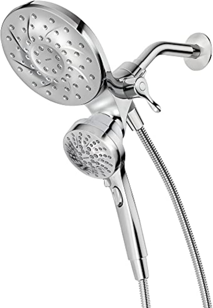 Dual Shower Head and Handheld Combo