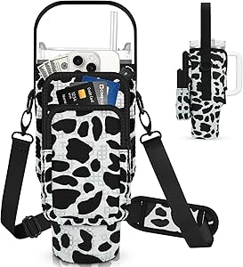 Cow Print Tumbler Carrier