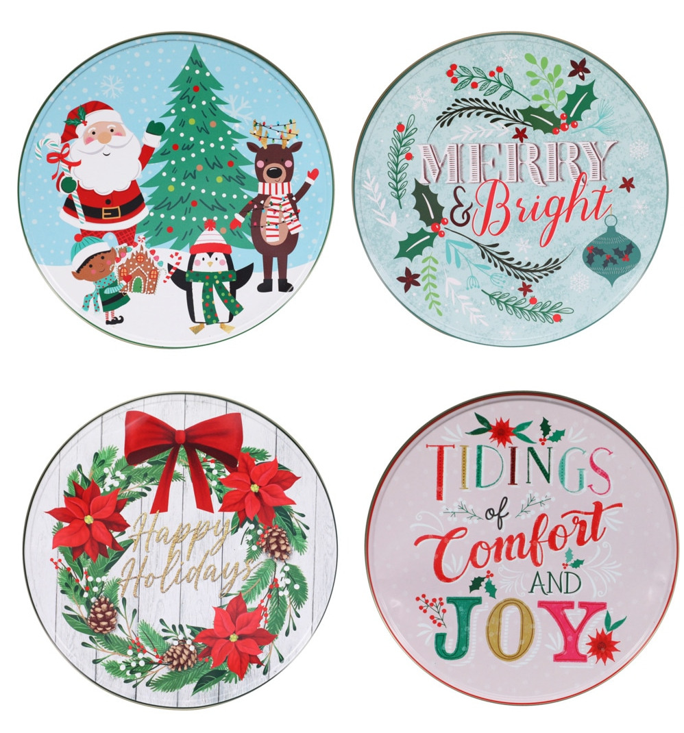 Small Round Popcorn Tin