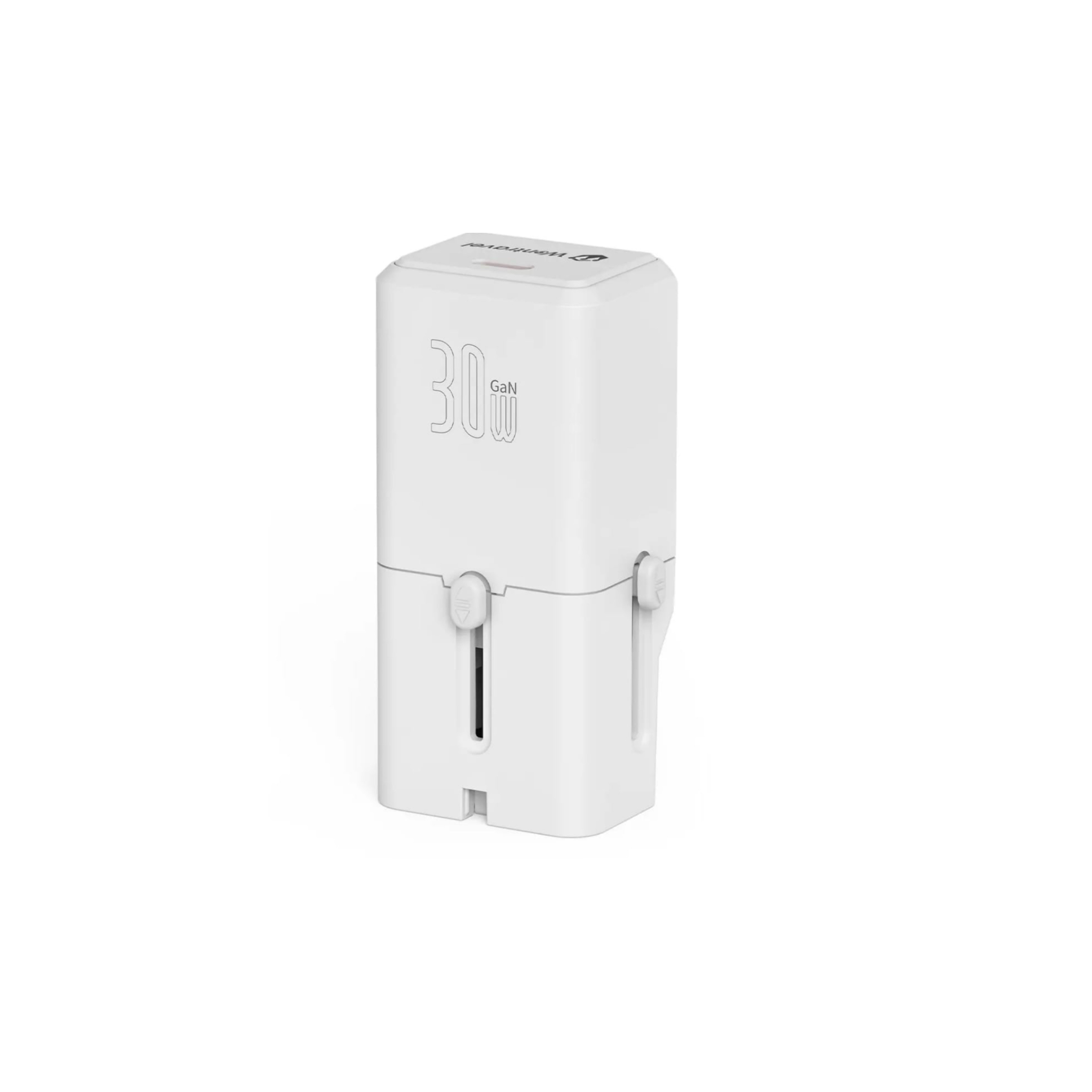 30W GaN Type C Fast Universal Travel Adaptor PPS Wall Charger Worldwide