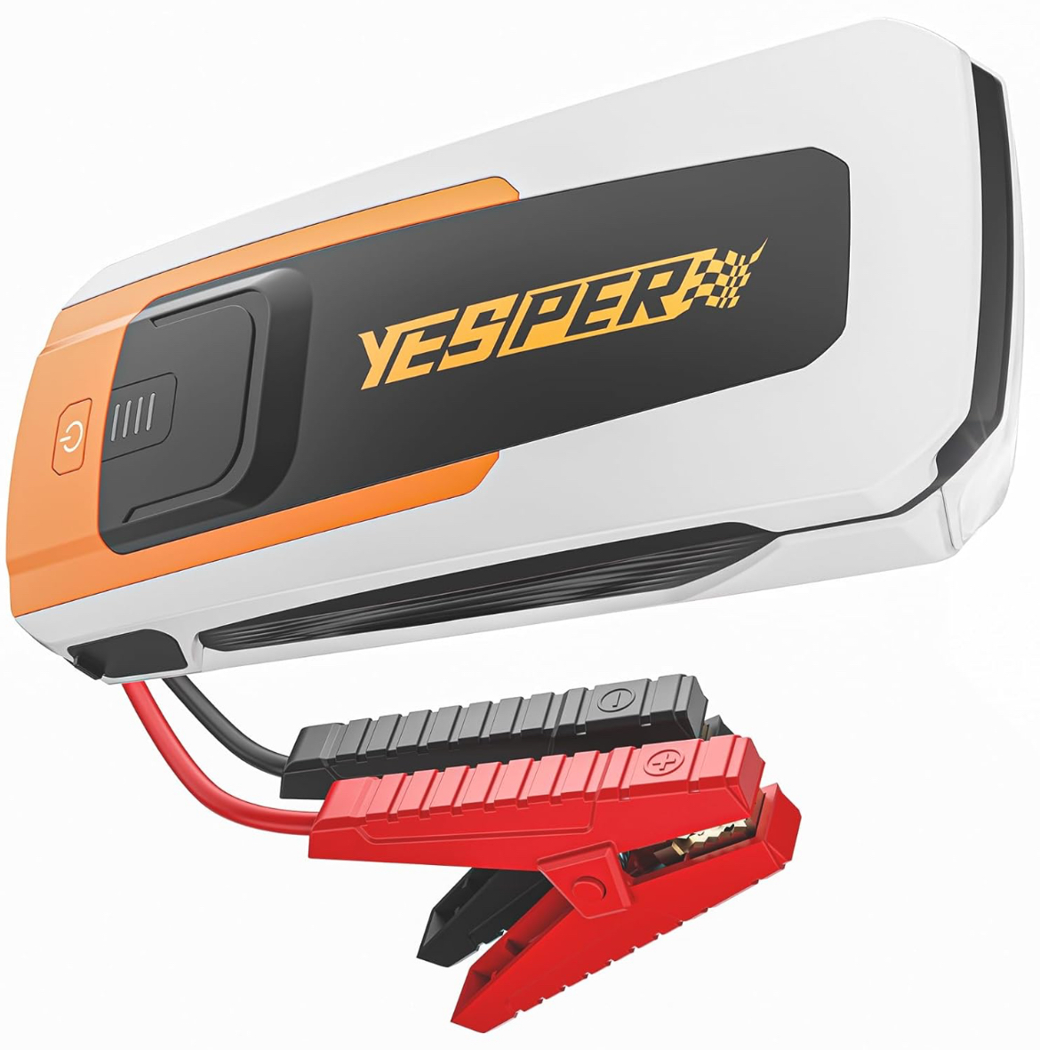 Lithium Car Jump Starter – 12V Heavy Duty Emergency Battery Booster Pack with 18000 mAh Portable Jump Box & LED Flashlight