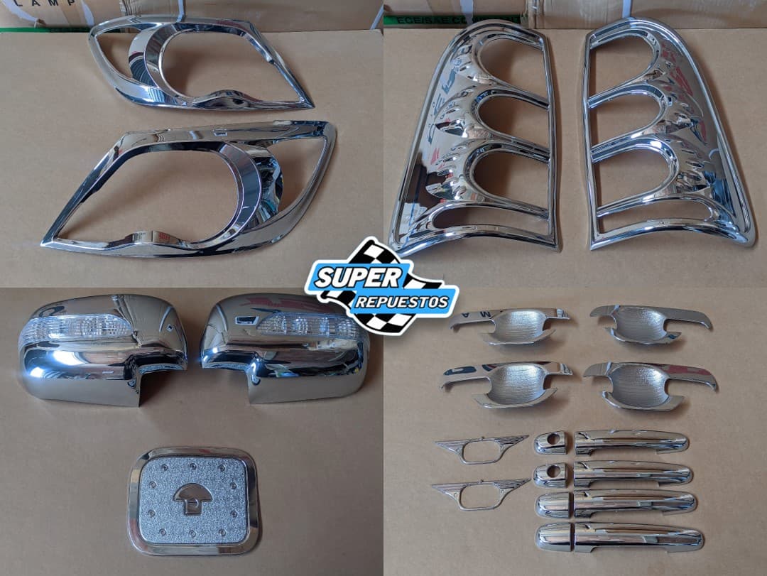 Hilux Adornos Kit Cromado 2006 al 2010