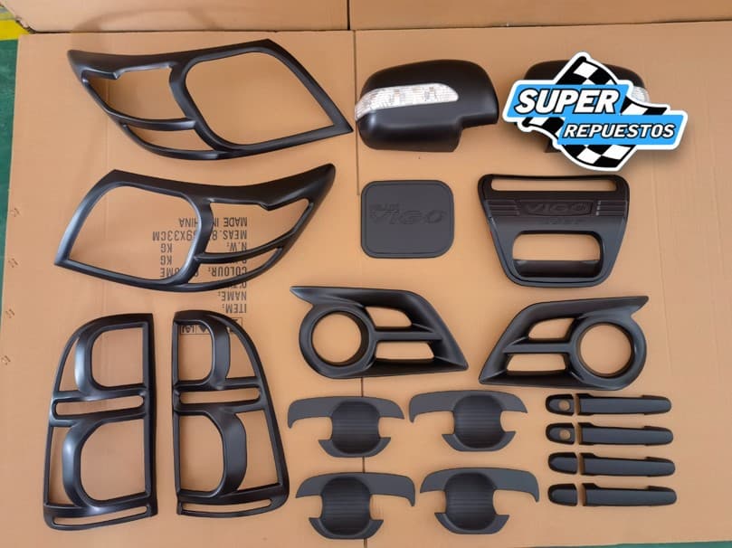 Hilux Adornos Kit Negro 2011 al 2015