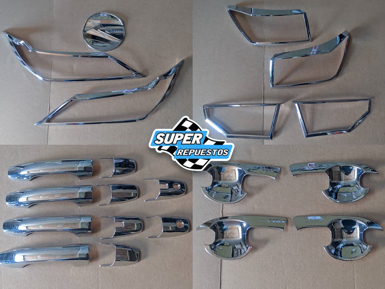 Yaris Adornos Kit Cromado 2023 al 2024