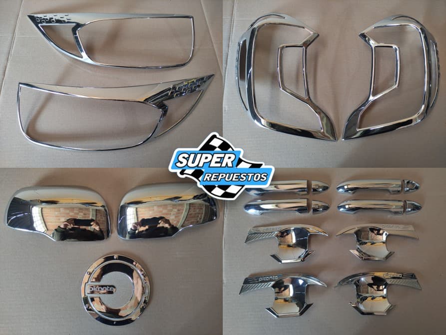 Kia Picanto Adornos Kit Cromado 2018 al 2022