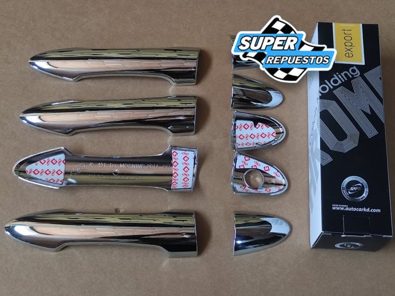 Kia Picanto Adornos Manijas Cromadas 2011 al 2017